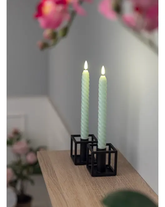 Led-Ljus Snurrat Grön 2-Pack