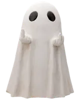 Halloween-figur Spöke 40 cm