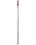 Lang Philips LED-rørpære i slank pink og hvid emballage, pakket lodret til detaildisplay.