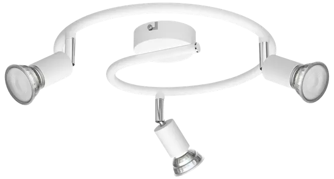 PHILIPS Spotlampe Limbali GU10 3 spot - hvid