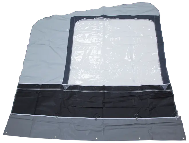 Framsida vänster förtält 900 cm