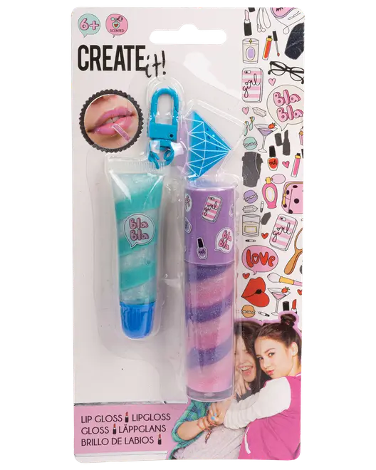CREATEit Lipgloss 2 stk. - assorterede varianter