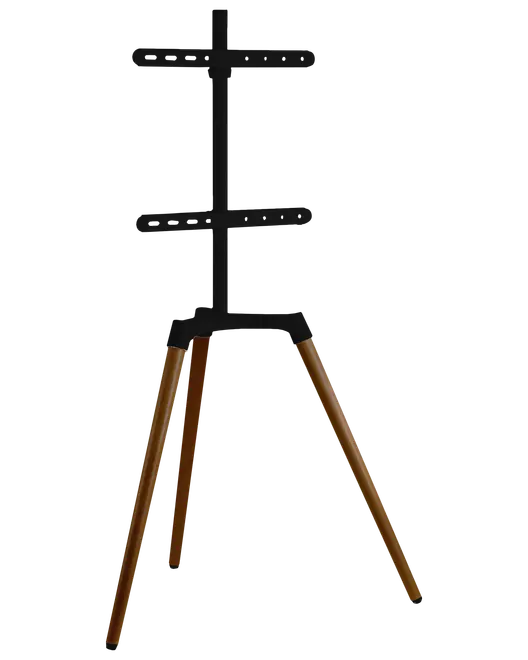 SINOX TV stander 50"-65" - mørkt træ/sort