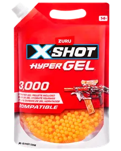 X-shot Hyper Gel-kulor 3000 st