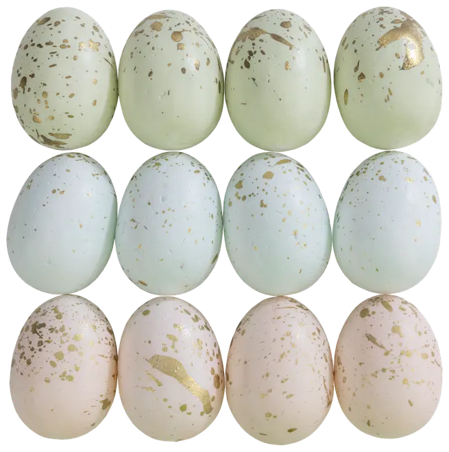 Påskeæg pastel 12-pak