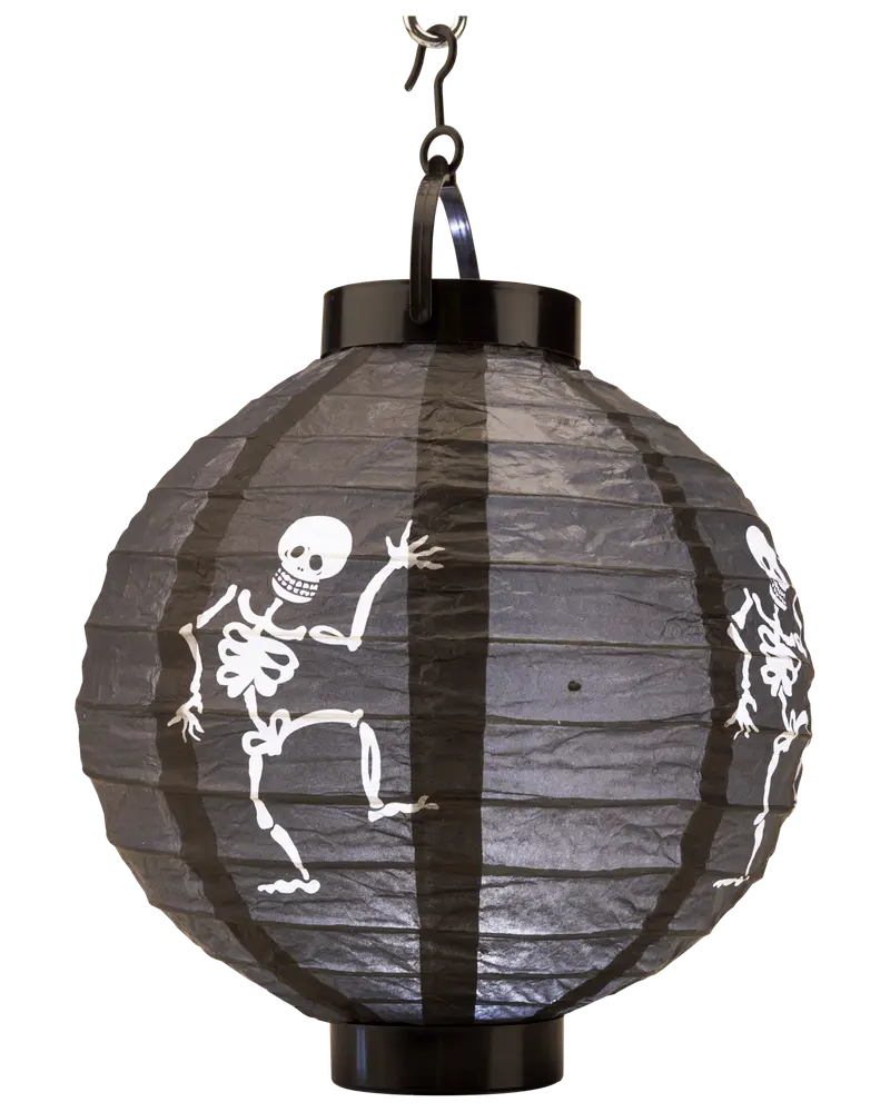 Halloween lykta LED - Ø18 cm