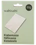 Wabisabi häftmassa, 60g. Mjuk, återanvändbar vit massa för att fästa affischer, foton eller lätta föremål. Förpackad i platt, rektangulärt kartongfodral.