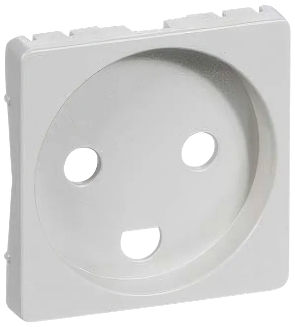 LK FUGA Tangent stikkontakt med jord 1 modul - lysegrå