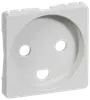 LK FUGA Tangent stikkontakt med jord 1 modul - lysegrå