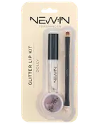 NEW:IN Lip Kit m/glitter assorteret