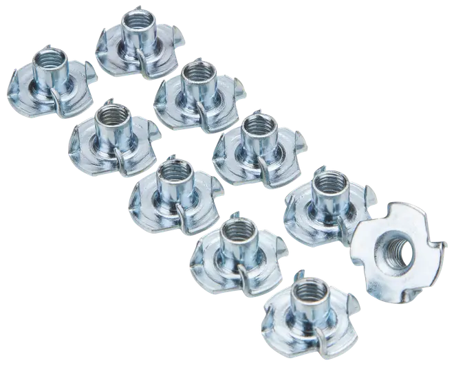 ISLAGSMUTTER TILL TRÄ 6X9 10ST