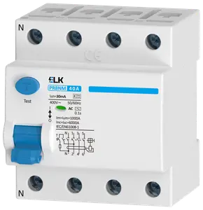Fejlstrømsrelæ HPFI 4 pol 40 A
