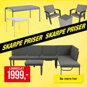 Assorterede havemøbler