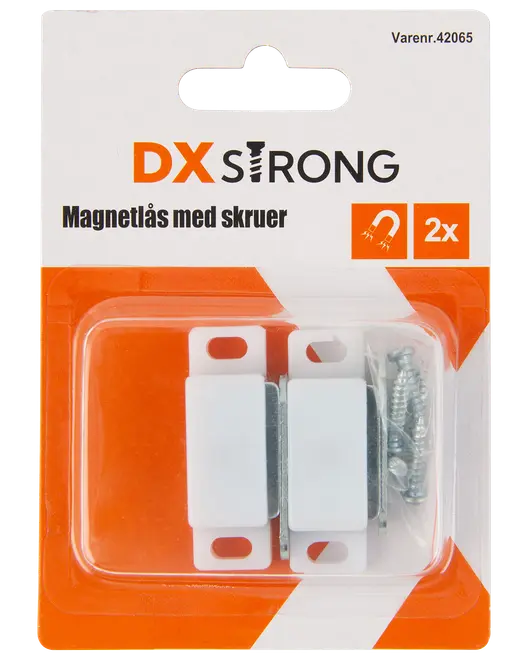Magnetlås med skruvar 2 st.