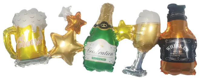 Folieballon Guirlande - Fest