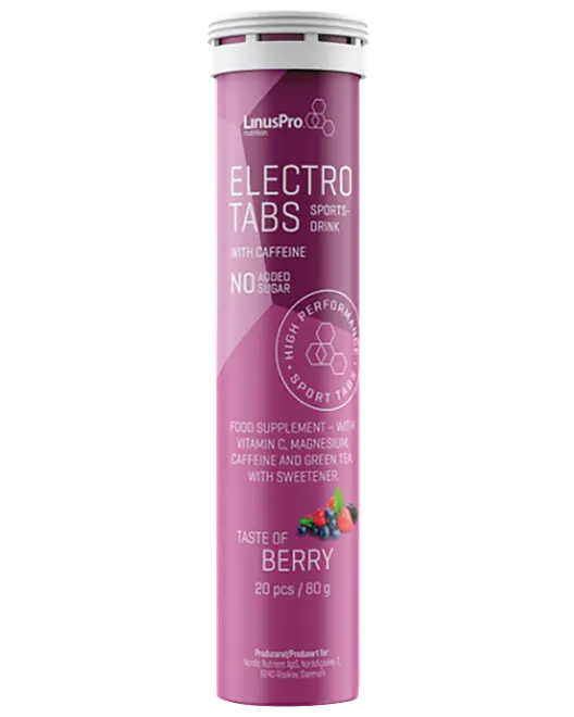 LinusPro Elektrolyt tabs 80g - Berry