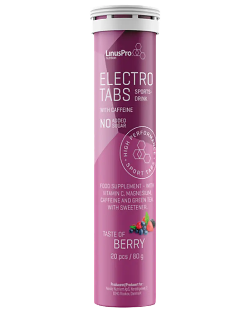 LinusPro Elektrolyt tabs 80g - Berry