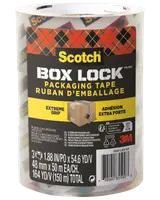 Scotch® Box Lock™ Emballagetape 48 mm x 50 meter 3-pak