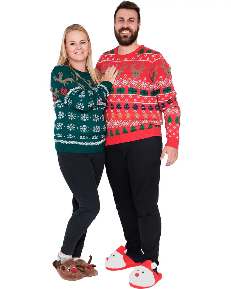 Jultröja grön unisex 