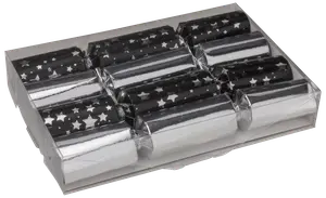 Knallerter 21 cm 4-pak - assorterede farver