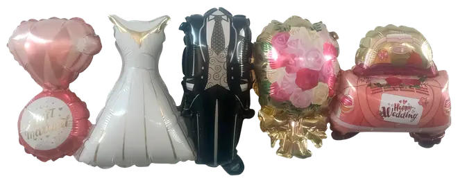 Folieballon Guirlande - Bryllup 