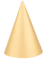 Nyårshatt guld 6-pack