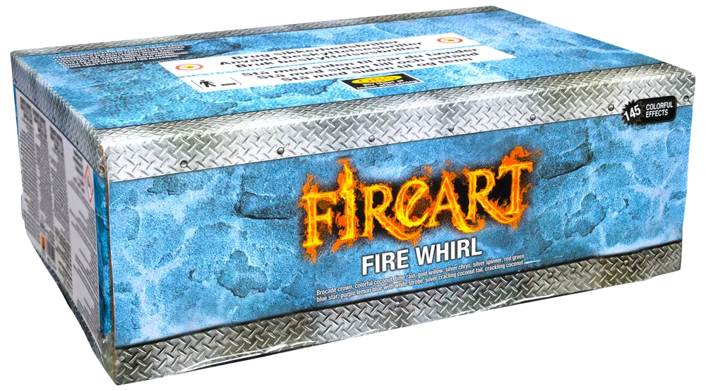 Fireart Fire Whirl batteri 145 skud