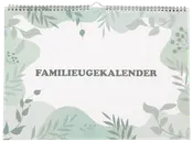 Organize Familieugekalender A3 - ass. varianter