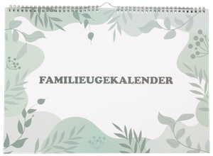 Organize Familieugekalender A3 - ass. varianter