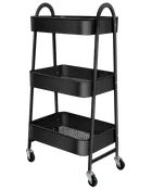 Rullebord med 3 hylder