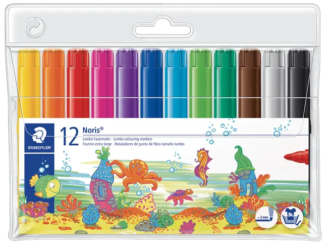Staedtler Noris Jumbotusser 12-pak
