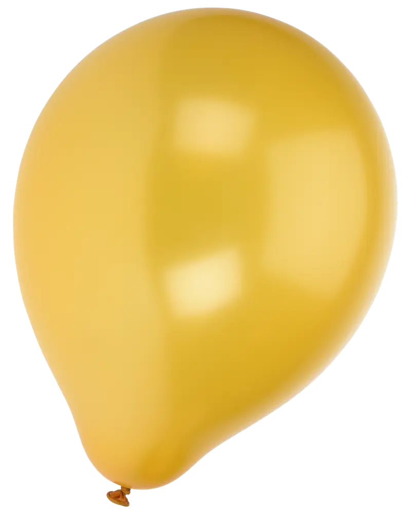 Ballonger guld/svart/vit 10 st