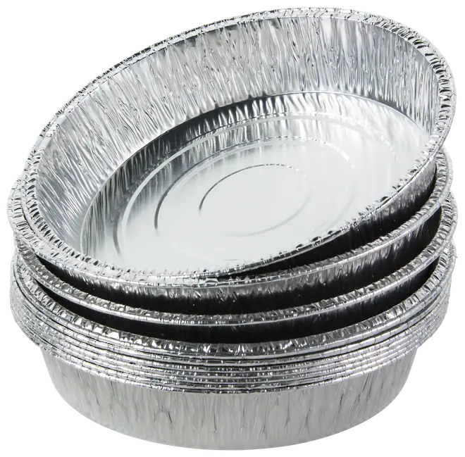 Alubakke Ø20 cm 10-pak