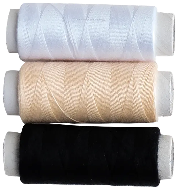 Sytråd set om 3 färger