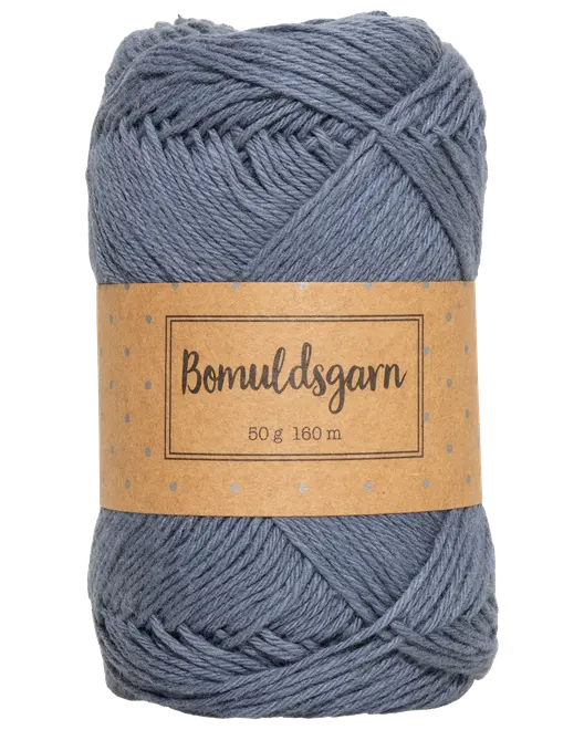 Bomuldsgarn 50 g - mørkeblå