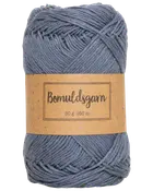 Bomullsgarn 50 g mörkblå