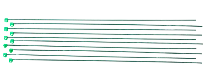 Stängselstolpe 145 cm grön 10 st