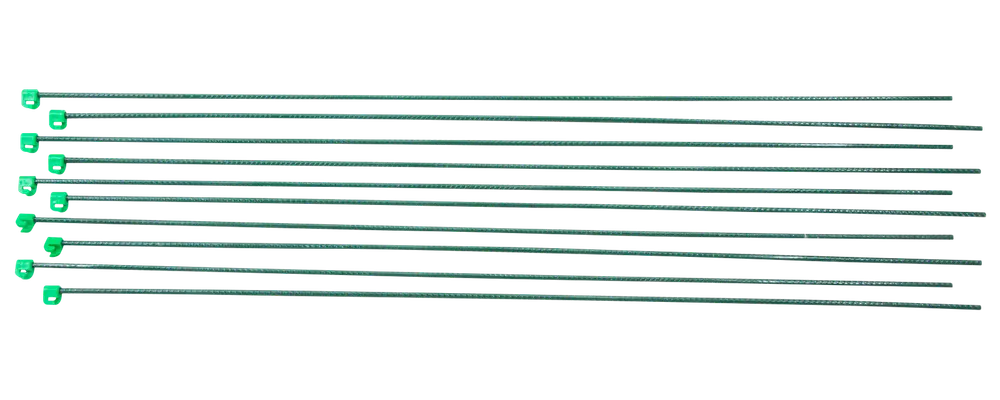 Stängselstolpe 145 cm grön 10 st