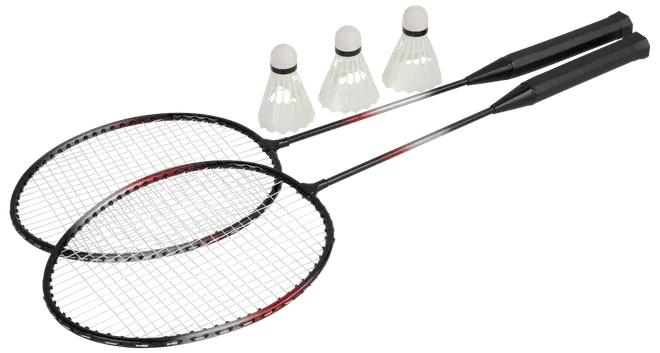 Badmintonsæt inklusiv bolde