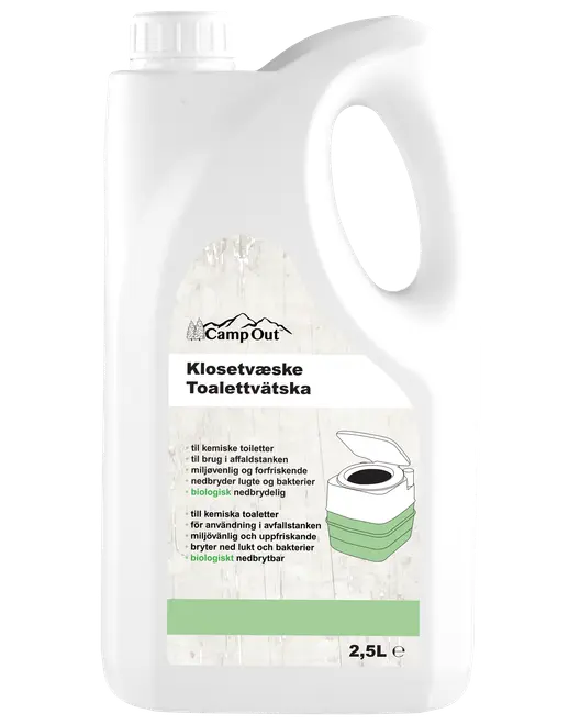 CampOut Klosetvæske 2,5 liter - grøn