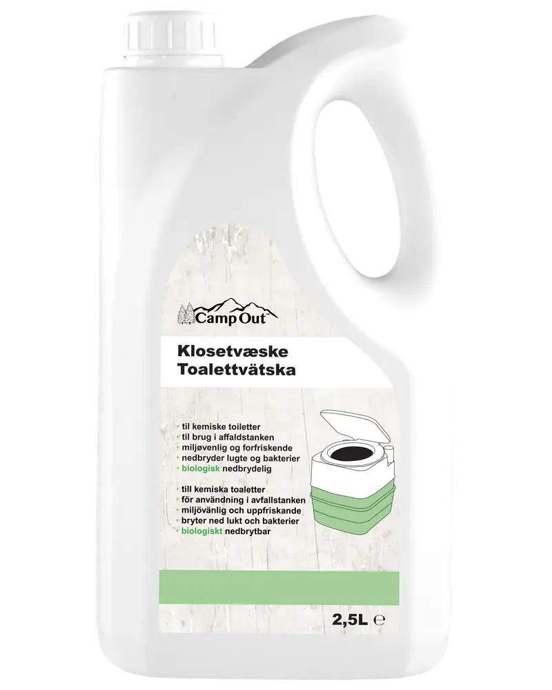CampOut Klosetvæske 2,5 liter - grøn