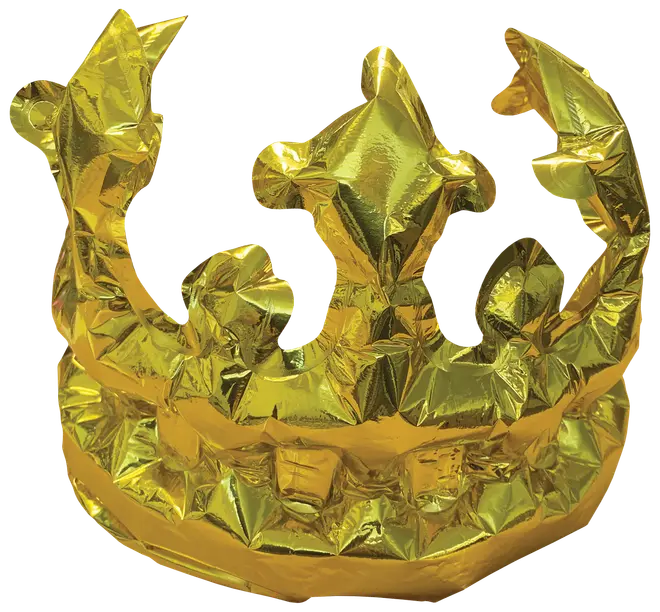 Folieballon 70 cm Guld - Krone