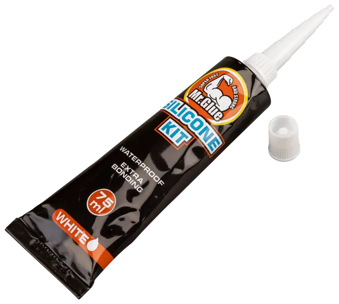 Silikonbaserat vattentätt lim – 75 g