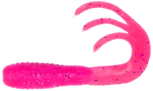 Flexibait Triple Tail Pink 5-pak - hvidløg