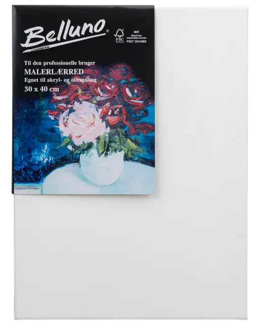 Målarduk på ram 30x40 cm