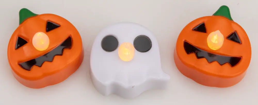 Värmeljus LED Halloween 3-pack