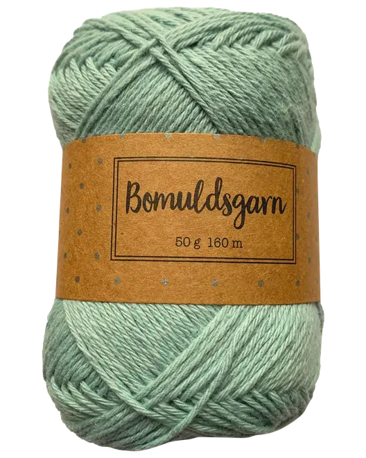 Bomullsgarn 50 g aqua