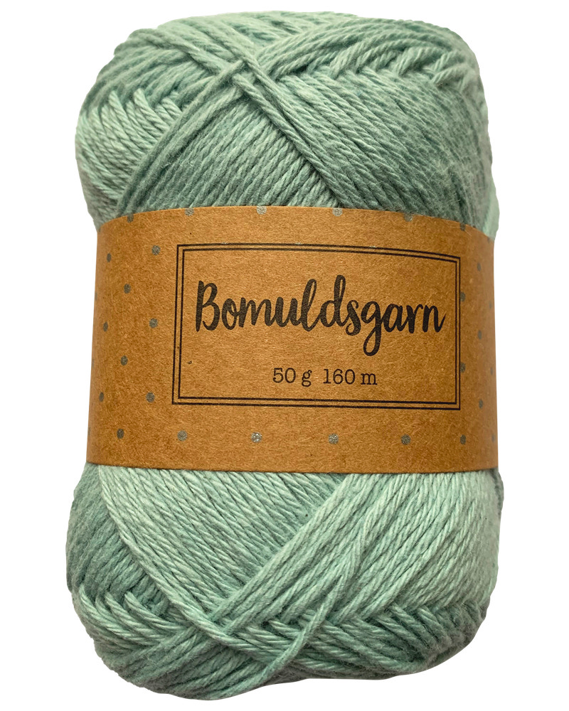 Bomuldsgarn 50 g Aqua