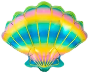 Folieballon 48 cm - Muslingeskal