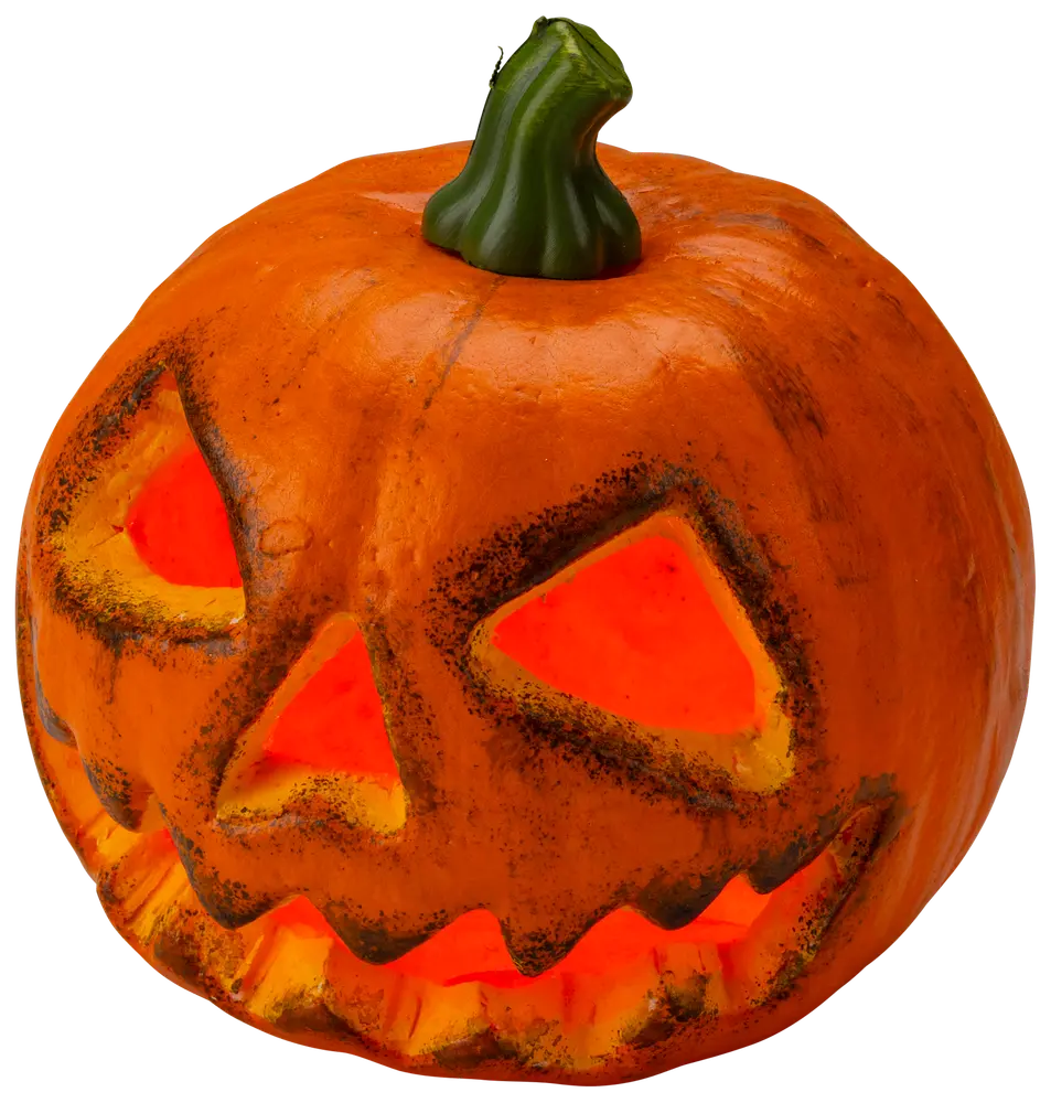 Halloween pumpa LED - 15 cm